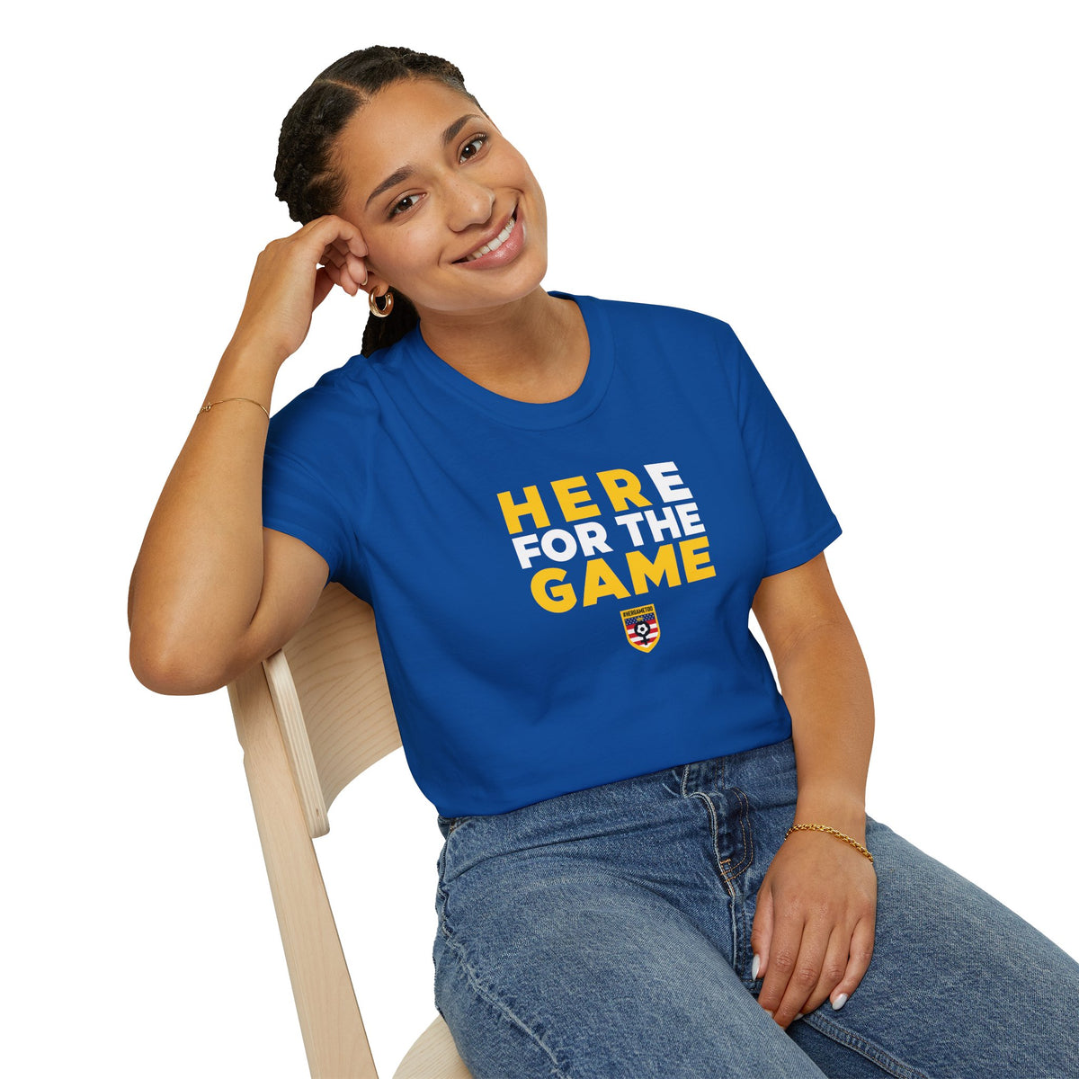 Here For The Game — Fan Game Day Unisex Tee