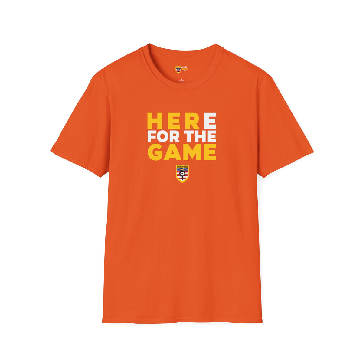 Here For The Game — Fan Game Day Unisex Tee