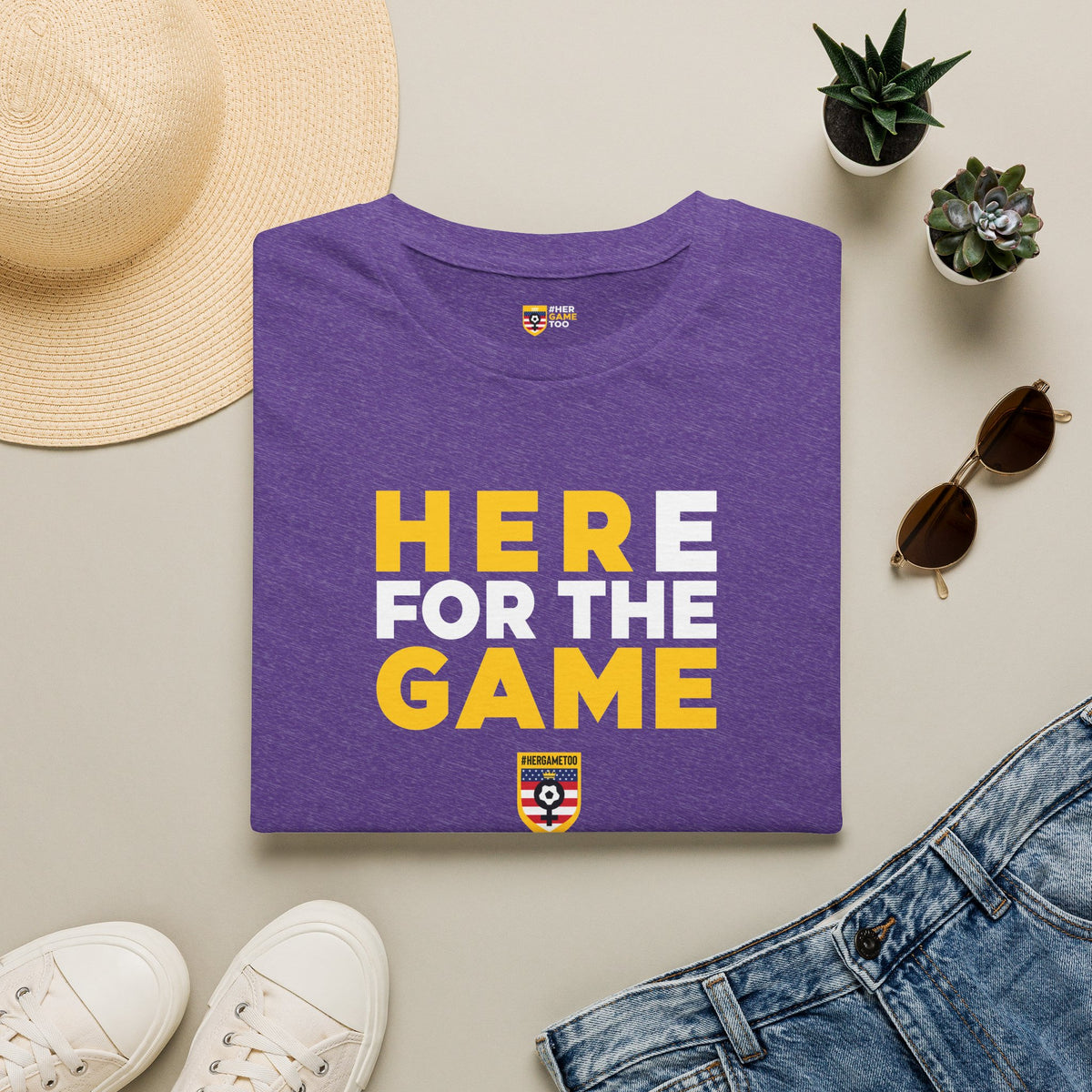 Here For The Game — Fan Game Day Unisex Tee