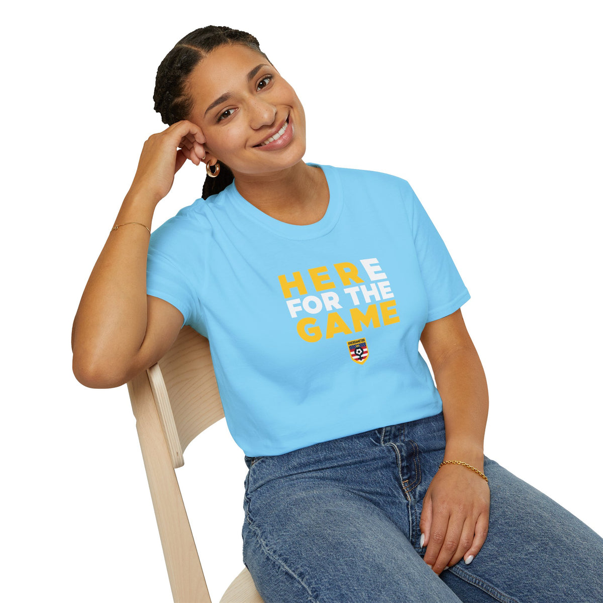 Here For The Game — Fan Game Day Unisex Tee