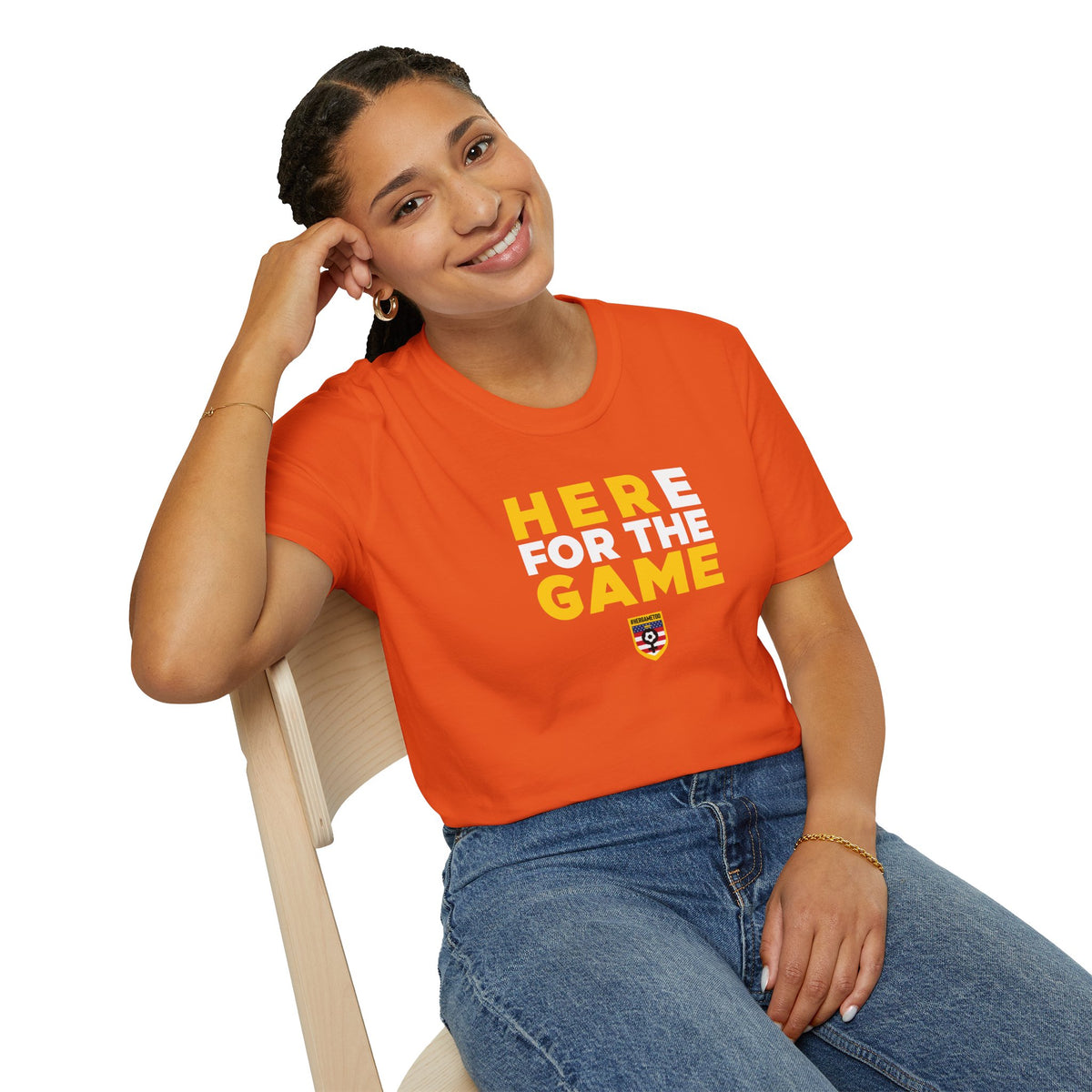 Here For The Game — Fan Game Day Unisex Tee