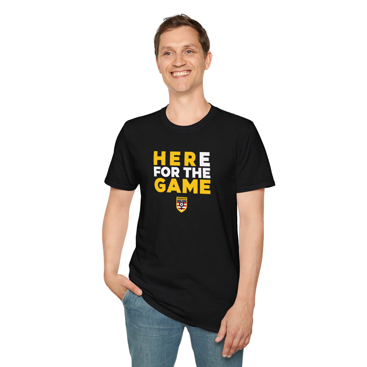 Here For The Game — Fan Game Day Unisex Tee