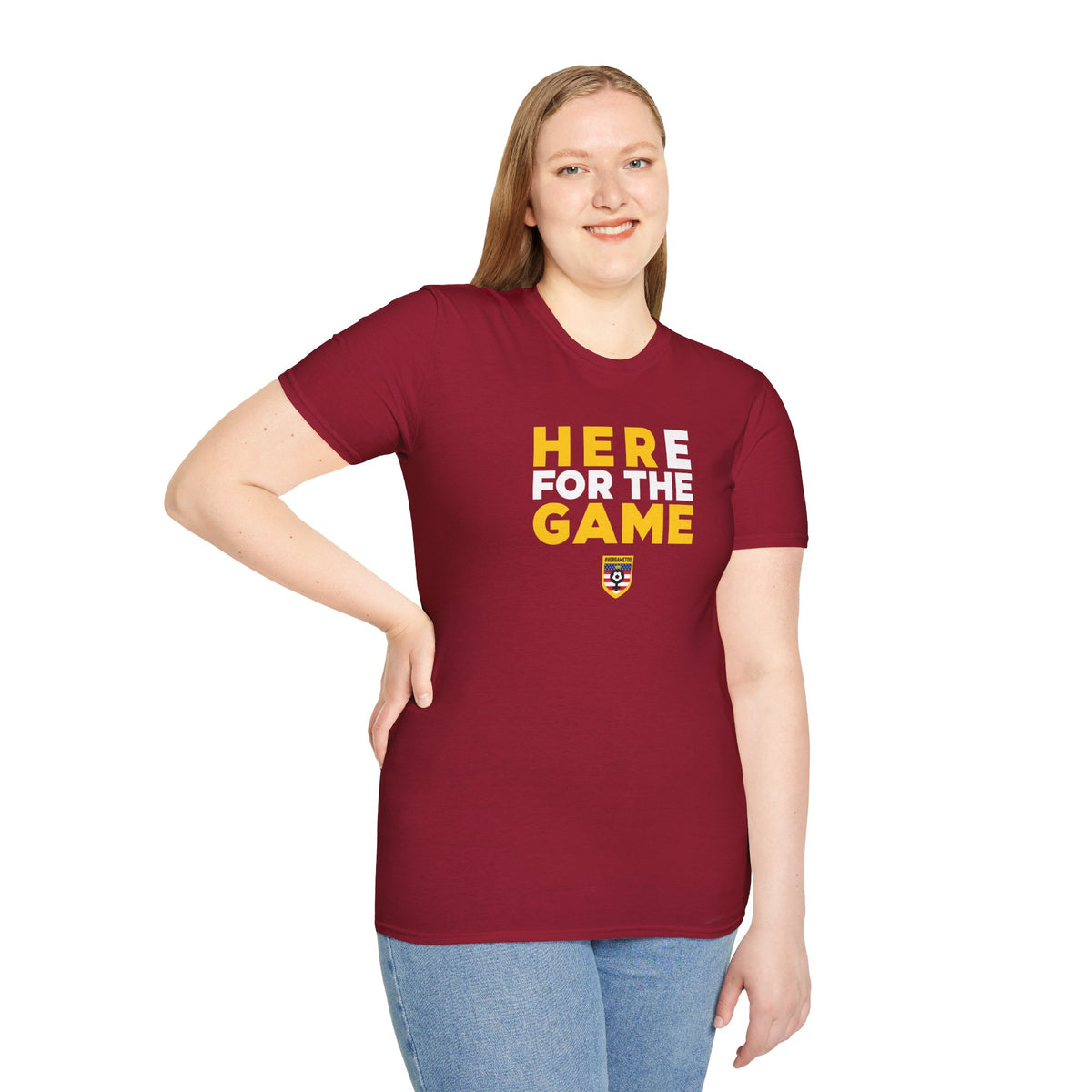 Here For The Game — Fan Game Day Unisex Tee