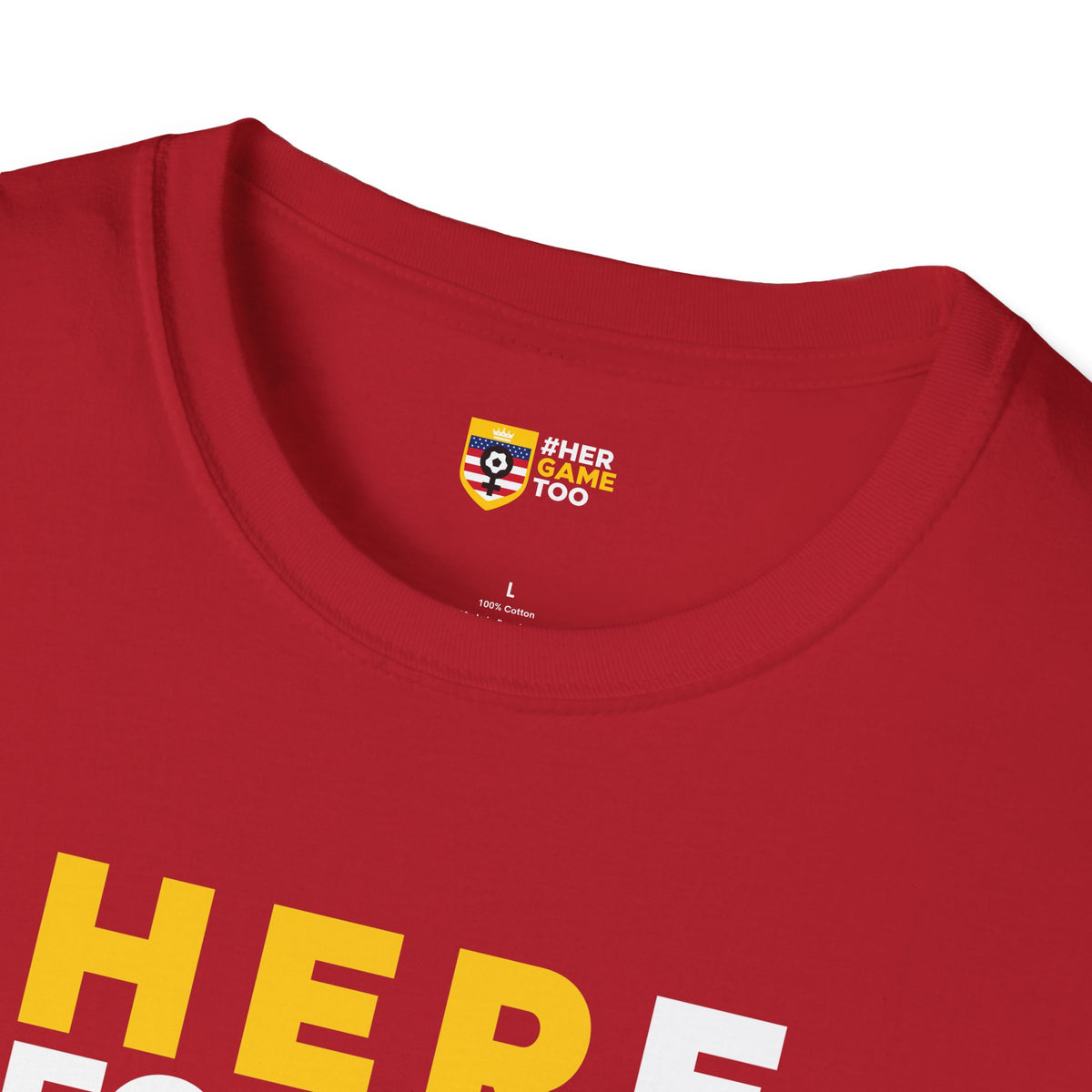Here For The Game — Fan Game Day Unisex Tee