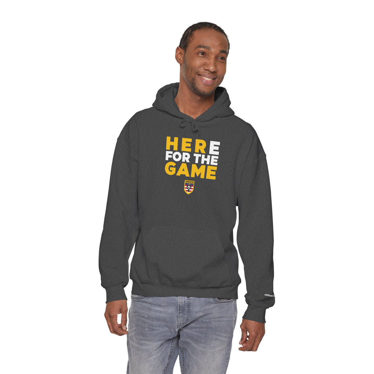 Here For The Game T-Shirt — Fan Game Day Hoodie