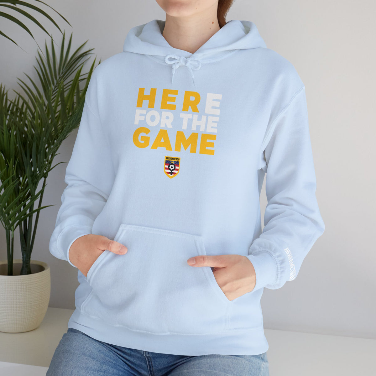 Here For The Game T-Shirt — Fan Game Day Hoodie