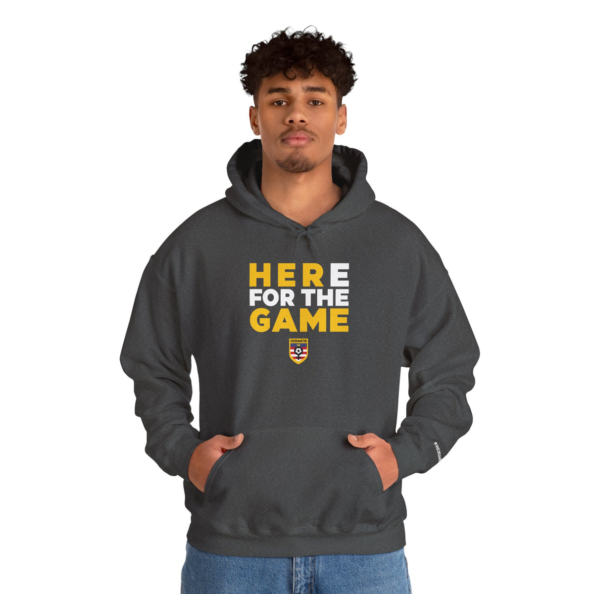 Here For The Game T-Shirt — Fan Game Day Hoodie