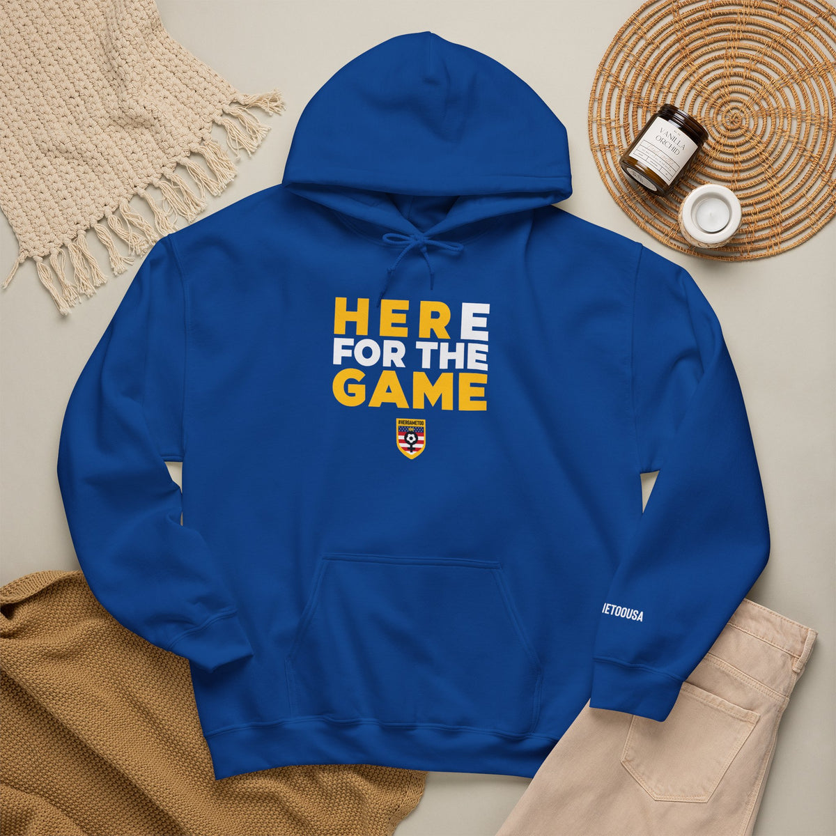 Here For The Game T-Shirt — Fan Game Day Hoodie