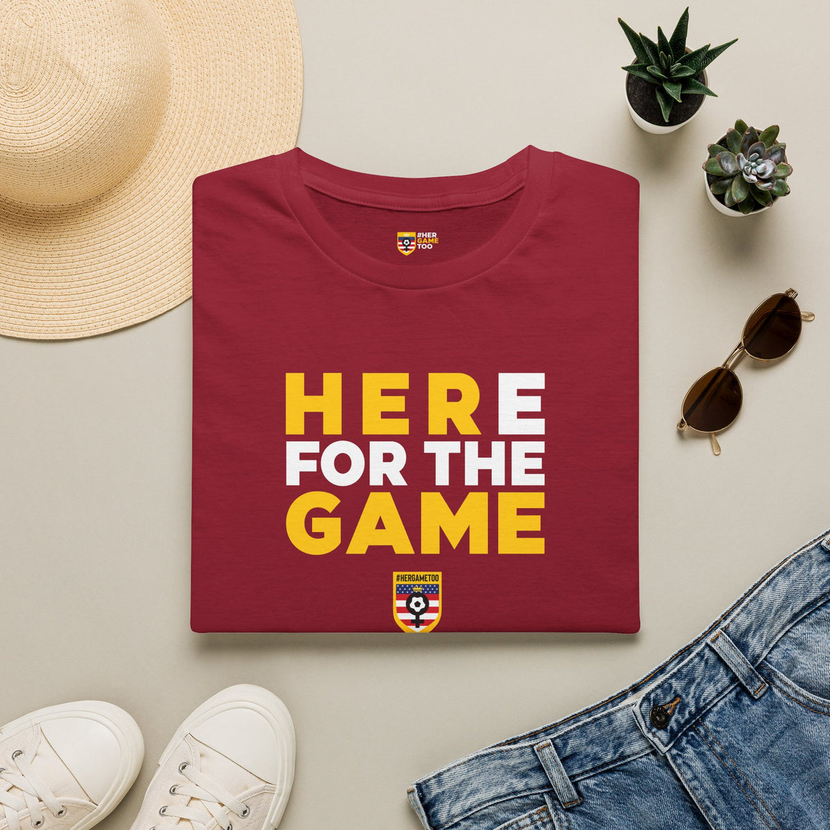 Here For The Game — Fan Game Day Unisex Tee